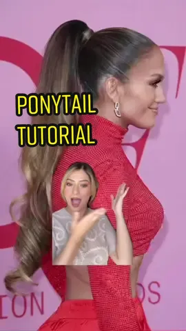 Soft curled ponytail tutorial inspired by celebrity hair ✨ #ponytailtutorial #jlohairstyle #easyhairtutorial #fasthairstyles