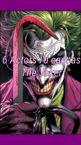 I know some of these are weird but it's only my choices, let me know yours! #joker #DC #thejoker #fancast #comics