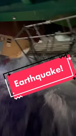 Earthquake in Los Angeles Subway. Everybody is doing great and nobody was harmed. Thanks to our driver. Phew! 😁#universalstudios #earthquake #disaster #flood #fyp