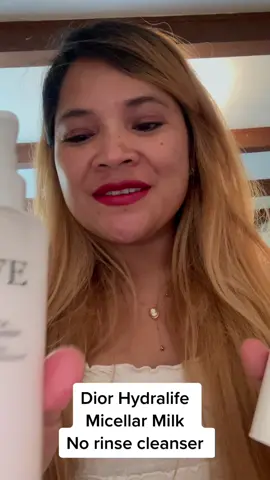 Smells so good and feels so good on my skin #dior #hydralife #hydralifedior #norinsecleanser #micellarmilk #facial #women #beauty #beautytips #beautytiktok #asianbeauty #filipinabeauty #influencer #fyp #foryourpage #foryoupage #foryou #beautyiswithin #beautyisyou