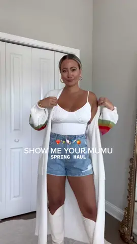 SPRING TRY-ON with @showmeyourmumu 🍊 #tryonhaul #springoutfit #findyouredge