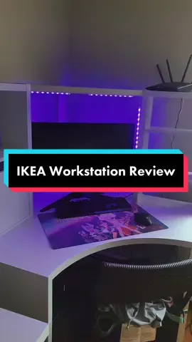 For reference my monitor is 27” and it’s called the Micke corner workstation. Now on to build my new desk #ikea #pcsetup