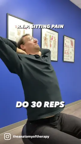 Goodbye sitting pain #chiropractor #stretch