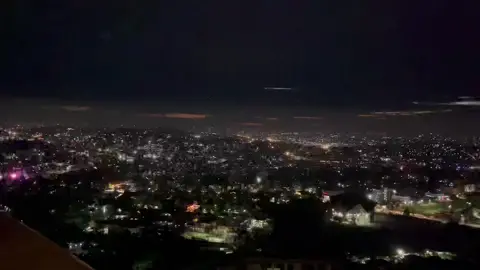 Night view of Kampala