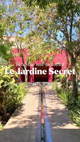 Things you need to do in Marrakesh: Visit (the not so secret) Le Jardine Secret #marrakech #morocco #foodietravels #accidentallywesanderson #PlacesToVisit #secretgarden #foryou #luxurylife #worldtraveler