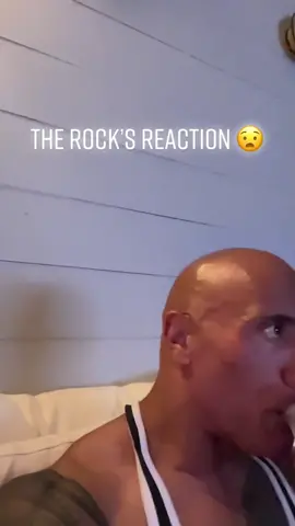 The Rock almost spat out his drink during Chandler's front-kick KO 🤣 (@The Rock) #UFC274 #chandler #therock #mma #reaction