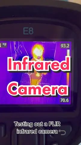 Testing out a #Flir #infrared #camera  ……… #plumbingtools #plumber #hot #temperature #ghost #surprise #amazing #tool #plumbingsk8r  #homeimprovement