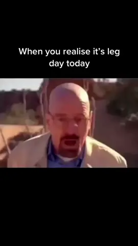 Leg day got me crying 😢 #GymTok #gymmemes #gymmeme #gymjoke #gym #fyp #legday #breakingbad #walterwhite