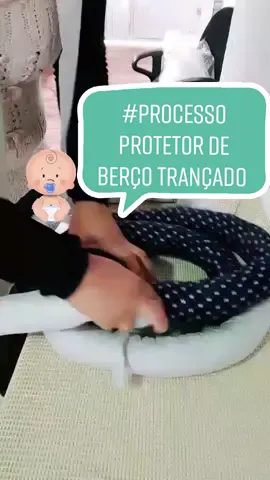 Protetor de berço trançado #dicas #enxovaldeluxo #maternidade #costuracriativa #enxovaldebebe #chadebebe #chadefraldas #enxoval
