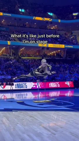 Even after 6 years of foot archery I still get nervous! 🏹😬 #10MillionAdoptions #NBA #memphisgrizzlies #halftimeshow