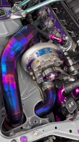 That #titanium tho 🤩 #enginebay #enginebuild #cartok #carsoftiktok #fyp #exhaust