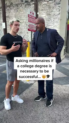 Follow for more millionaire secrets! #millionaire #college #degree #education #wealth #publicinterview