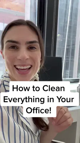 How to clean everything in your office #CleanTok #cleaningtips #hometips #fyp #officecleaning #homeoffice #cleaninghacks #howtoclean #nontoxicliving #sustainableliving #ecofriendlyproducts