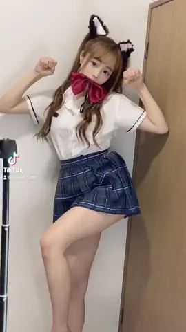 🐱🤍#yuuna #ゆうな #制服 #コスプレ