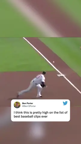 THIS PLAY! 😮  (h/t Ben13Porter/Twitter) #MLB #Baseball