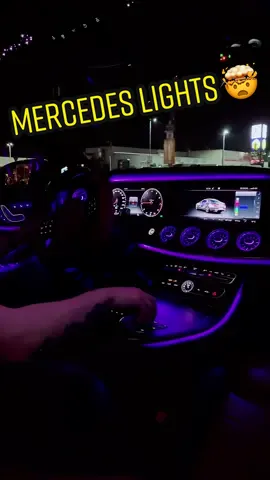 Mercedes Ambient Lights 🤯                                 #mercedes #mercedesbenz #amg
