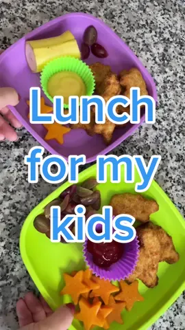 Lunch Time 🦕 #lunch #dinonuggies #nuggets #veggies #fruit #forkids #kidslunch #lunchtime #pickyeater #whatmykidseat #letsmakelunchformykids #food #foryou #Foodie #fyp #viral #viralvideo #MomsofTikTok #kidsoftiktok