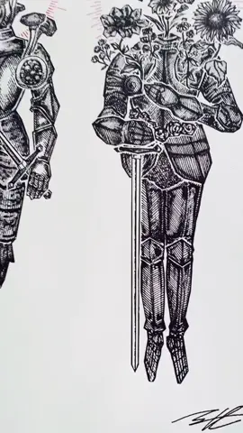 Growing together. #drawing #art #inkdrawing