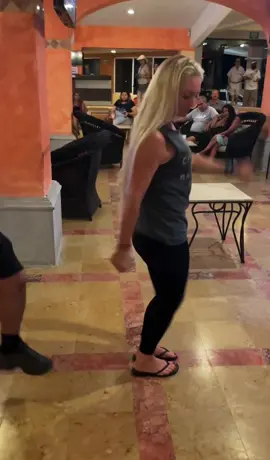When the teams lead mechanic wants to learn a few dance moves….. #dancing #linedancing #dancemoves #baja #cabosanlucas #cabo #letsdance #tiktokdance #mexico #country #girlpower #dance #polarisrzr