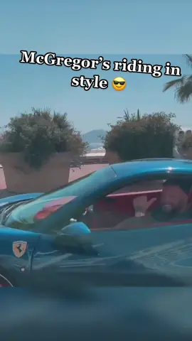 #ConorMcGregor took the #Ferrari out for a spin 😤 #UFC #carsoftiktok #mma (via thenotoriousmma/IG)