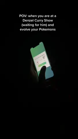 Evolve a Pokémon and at a concert. #fyp #fy #pokemongo #evolvepokemon #denzelcurry #berlin #foryou  @vizzyluna