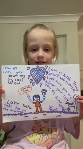 She wanted me to share it with you all 🥺 proud mum moment #tiktokfamily #inspiration #Love #kindness #bekind #parenting