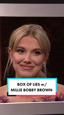 #MillieBobbyBrown and Jimmy go head-to-head in Box of Lies! #FallonTonight