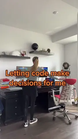 Letting code make life decisions for me 😅 do we like the name at the end?? #code #techtok #smartzombie #womenintech #girlswhocode
