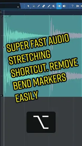 Have you wondered how to remove multiple Bend Markers at once in Studio One? Here's the answer! #presonus #studioone #studiooneminute #studioone5 #studioonepro #homerecording #DAW #musicproduction
