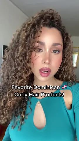 Favorite Dominican curly hair products! 🇩🇴✨💕 #dominicancurls #dominicanhair #dominicantok #curlyhairproducts