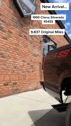 Talk about a time capsule from the 90’s 😧 9,837 original mile 1990 Silverado 454SS,  NOW AVAILABLE!! #classiccar #foryoupage #motorcity #lafontaine #michigan #chevytrucks #silverado #ss #454 #454ss