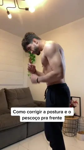 Exercício pra se livrar do pescoço de tartaruga 🐢 #postura #dica #pescoco