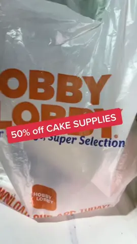 Save some coins this week!! 💵 HOBBY LOBBY HAUL #hobbylobby #cakesupplies #cakesupplyhaul #hobbylobbycake #supplysale #clevelandbaker #caketok #cakesoftiktok #roadto10k #CAKEDUPNINI #tikofthetok #cakeguru