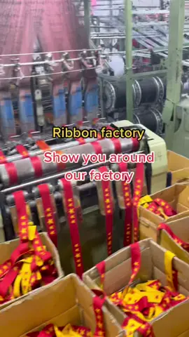 #ribbon #garmentmanufacturing #factory China ribbon factory