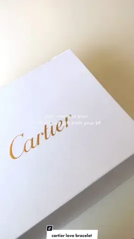 I’m sorry I had to use this audio 🤣 #cartier #unboxing #luxuryunboxing #designerunboxing #cartierlove #lovebracelet #aesthetic #materialgirl
