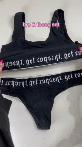 these are my ladies 😏🖤 #katespadenycabana #10MillionAdoptions #consentpanties #feminism #fyiral #hormonemonster