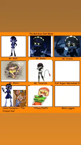 t the bad guys cast meme is almost complete @robertonalundasa9 @mr_snake_.offical