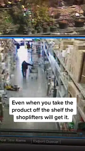 It never ends with shoplifters. #lossprevention #creative #theif #retail #dontsteal #shoplifter