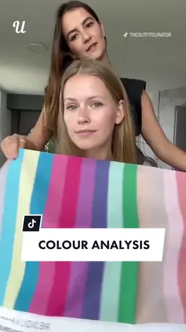 This stylist does a colour analysis on her clients to see what colours they suit best! (@theoutfitcurator) #colour #colouranalysis #stylist #fashion #colourful #fyp #foryoupage