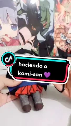 💜proceso del peluchito de komi-san💜.     #komisan #komisancantcommunicate #komishouko #anime #plush #animeplush #animeplushie #plushieskawaii #peluchesanime #handmade