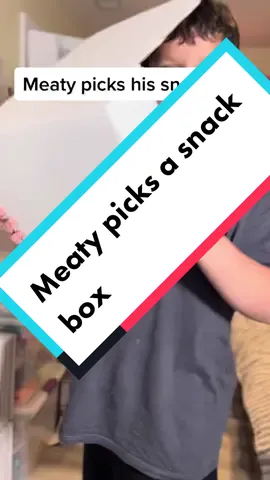 Meaty gets to pick a snack box for helping, would you eat his snack box? #fyp #snack #customersmostloved #customersbelike #oreocakesters #snackbreak #snackhacks #kids #gummyfries #kidsnackbox