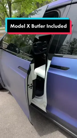 The Model X is so expensive because it comes with a butler 😂😈 #tesla #modelx #teslatok #fyp #butler #trend #sickofme