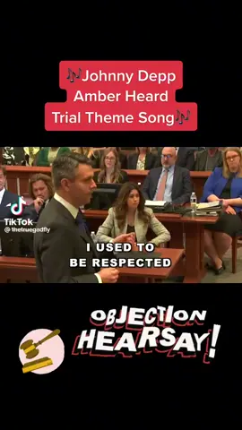 Objection Hearsay - Best Theme song yet #johnnydepp #amberheard #objectionhearsay #amberturd #depp #heard #music #themesong #johnnydepptrial  (credit @thetruegadfly)