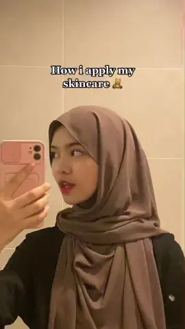 ikut step yeee skincare routine 🧸 #foryou #fyp