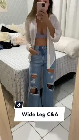 a gente da jeito em tudo kkk #fashiontiktok #arrumasecomigo #comprinhasonline #widelegjeans #eletrizante