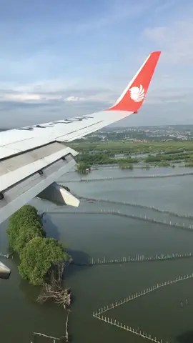 landing bandara jendral achmad yani semarang
