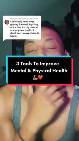 Reply to @rstarz131720  start with these tools! If you master these 3️⃣ things you’ll improve your mental, physical, & emotional health ☺️👏🏽 #fyp #FitTok #trauma #traumahealing #holisticfitness #Fitness #qanda #health #MentalHealth #fitnessgoals