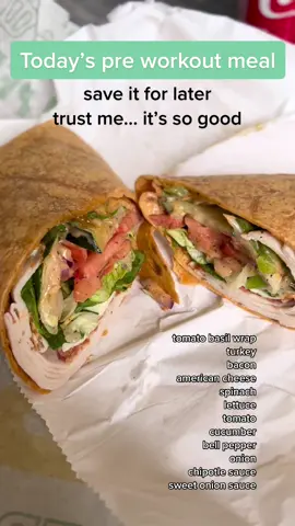 #fyp #foryou #preworkout #healthyfood #healthymeal #subway #FitTok #GymTok #healthyliving #preworkoutmeal #preworkoutvibes #Fitness #workout #yummy #healthy #foryoupage #wrap