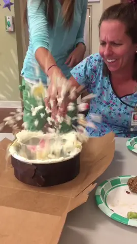Which was better, the prank or the laugh?! 😂😂 #prank #pranks #prankwar #comedy #cakes #prankcake #cakes #cakesoftiktok #clips #funnyclips