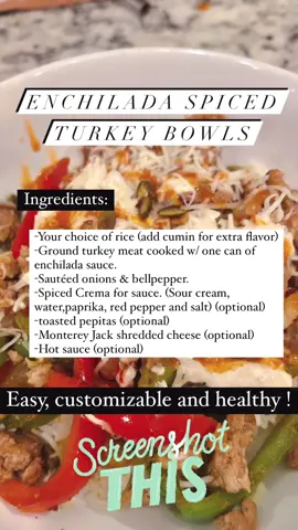 Enchilada spiced turkey bowls! #cookwithme #EasyRecipe #healthyrecipes #yummy